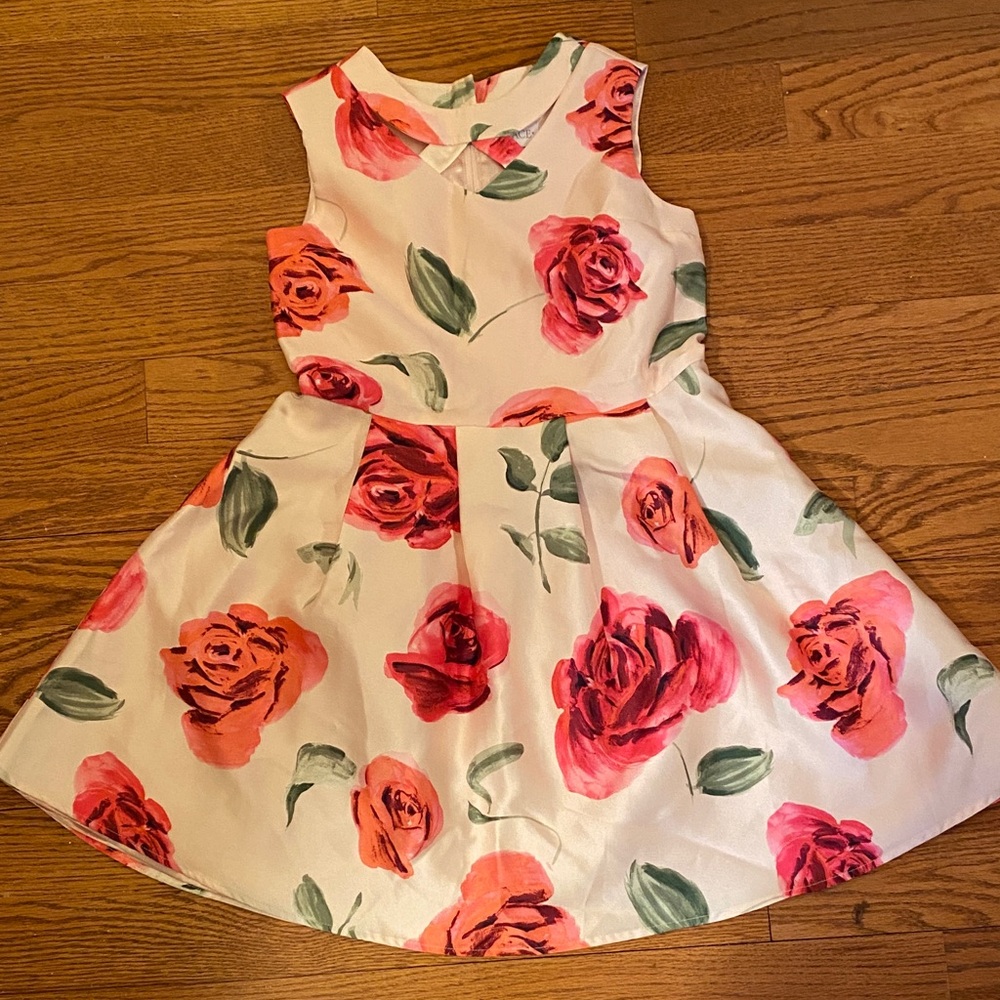 Children’s Place Floral Sleeveless Dress - Pink and Green